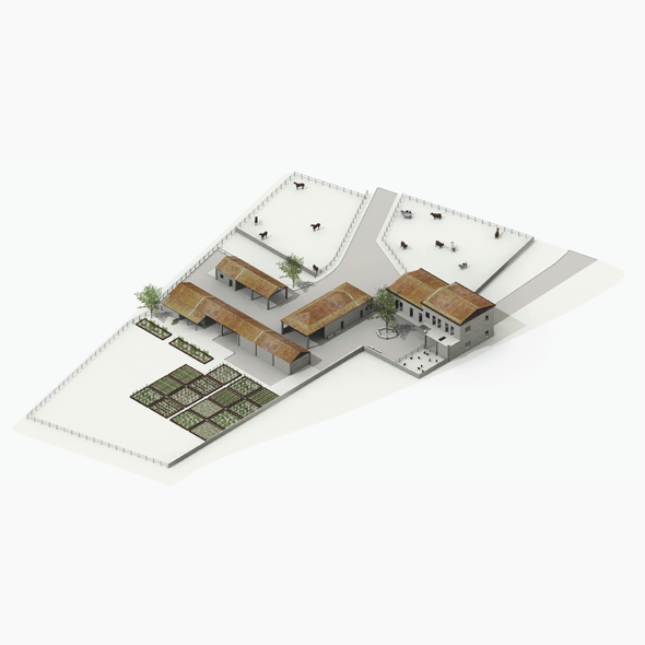 Typical Cascina Layout 3D