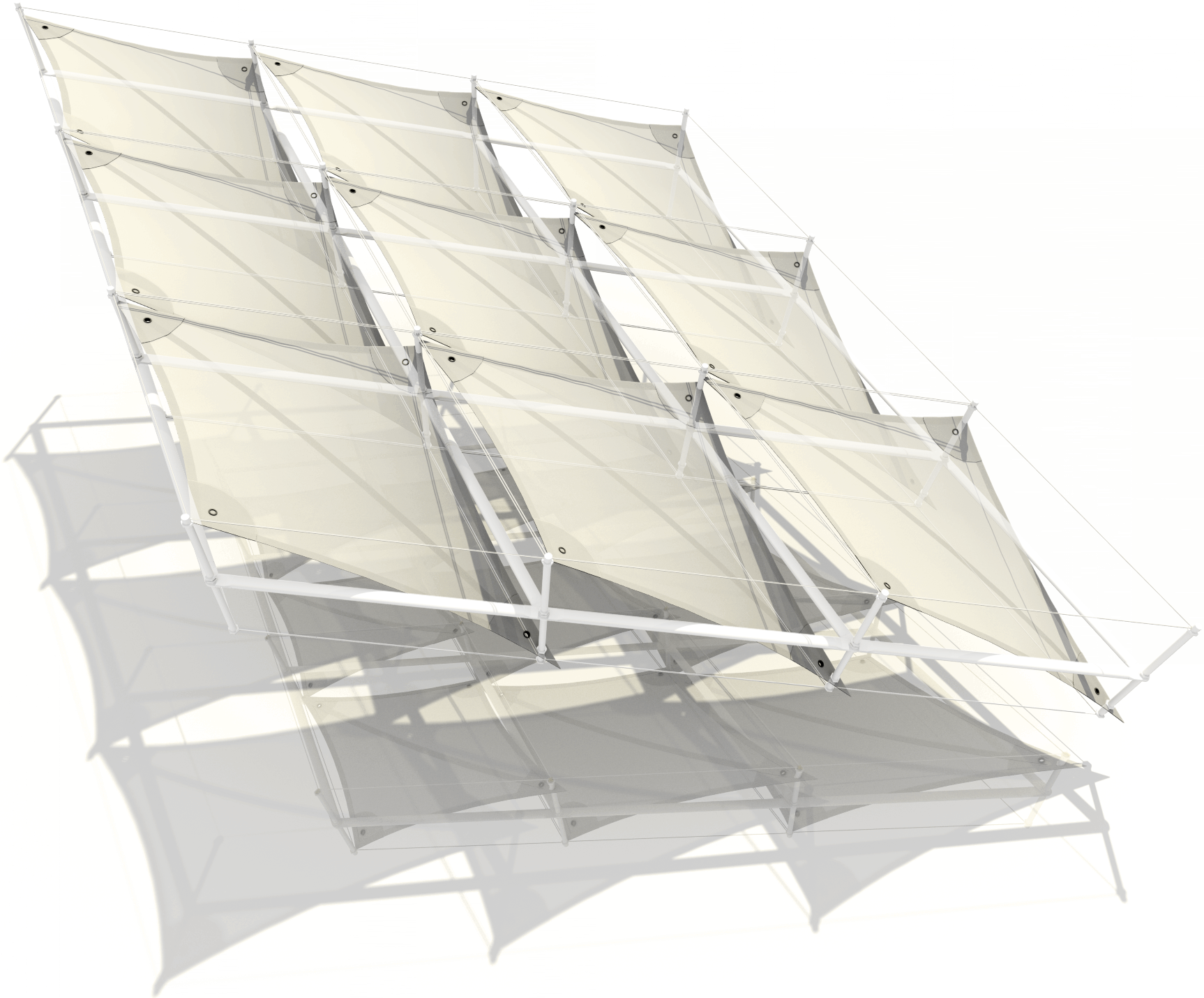 AA Membrane Canopy 3D Render