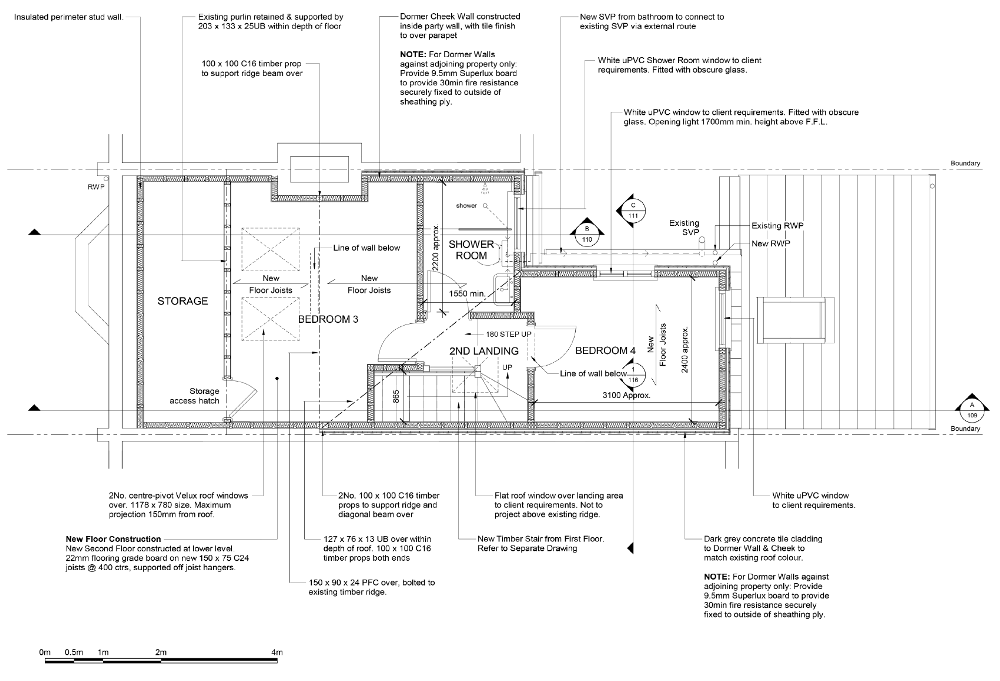 Proposed Loft Floor Plan by Jack Richardson Architecture